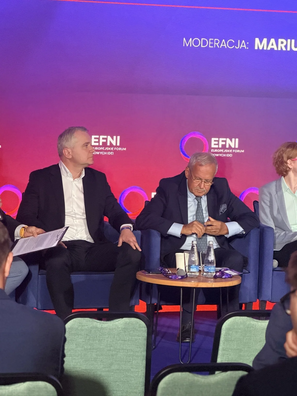 Uczestnicy panelu gospodarczego EFNI, rozmowa o przemyśle i energii