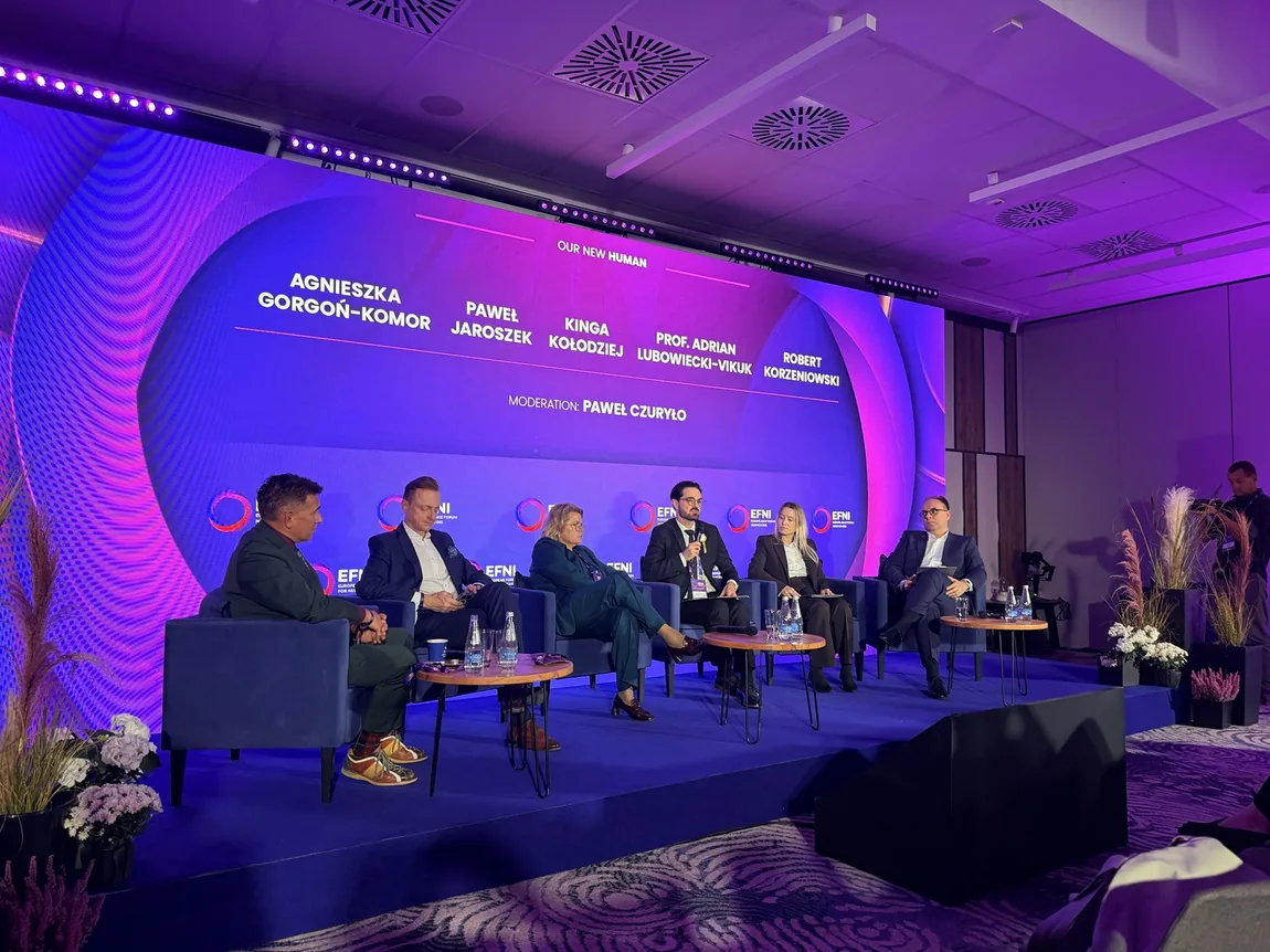 Uczestnicy panelu Zdrowie w ruchu podczas EFNI 2026 w Sopocie